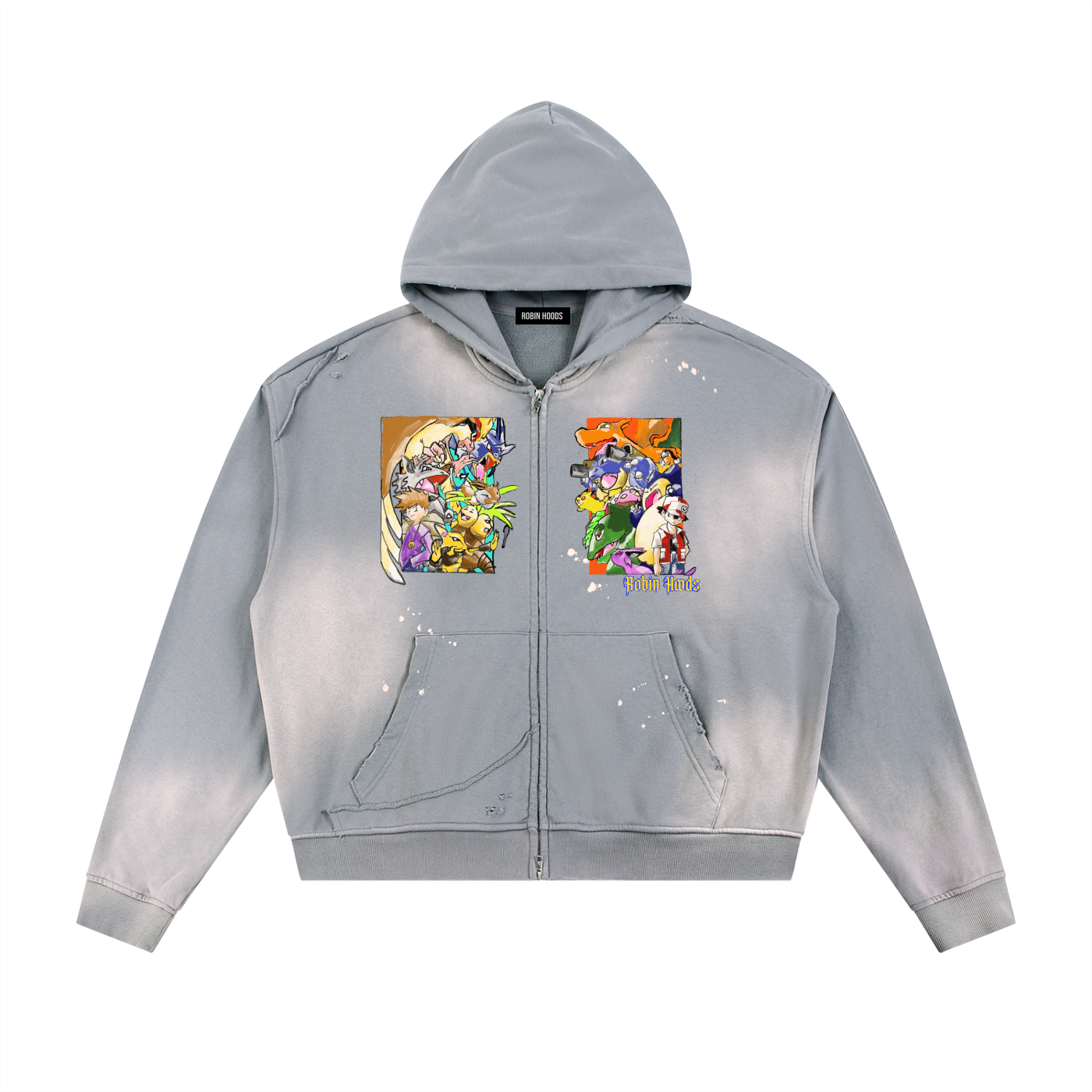 Pocket monsters hoodie.