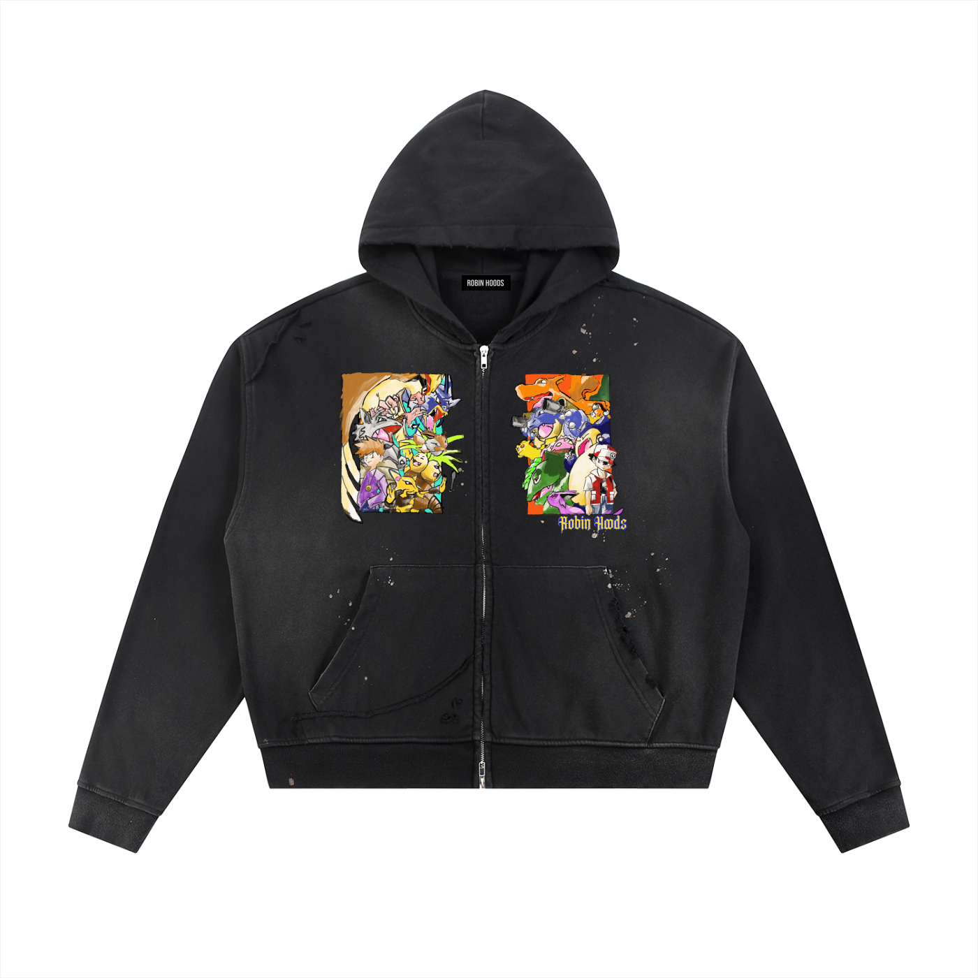 Pocket monsters hoodie.