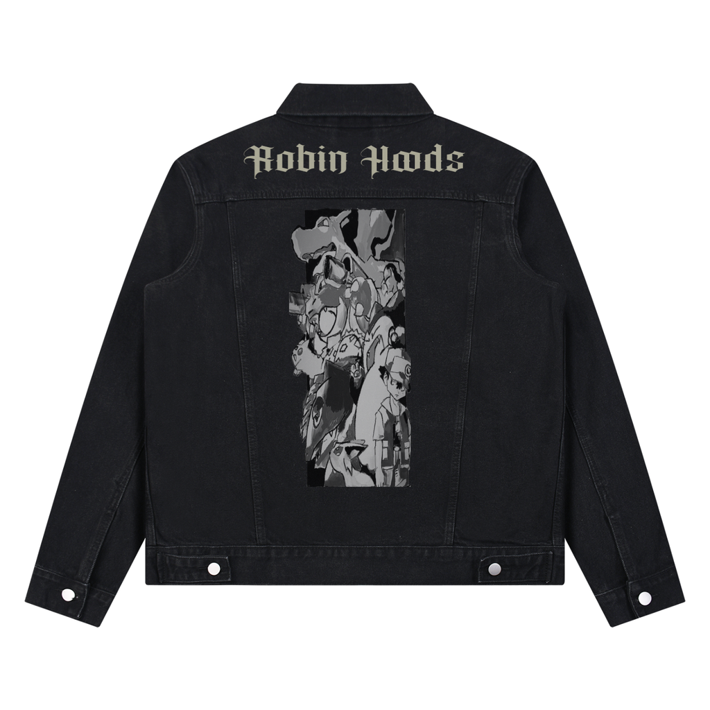 Unisex Vintage Wash Denim Jacket