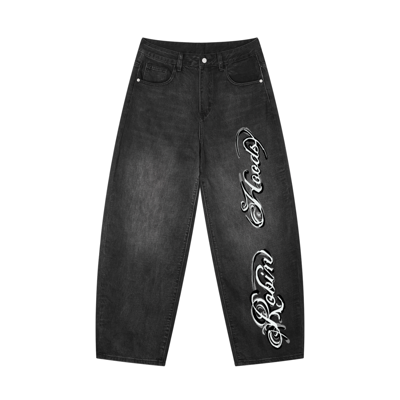 Men's Sunfade Vintage Wash Barrel Leg Jeans