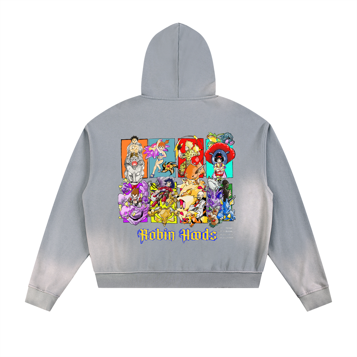 Pocket monsters hoodie.